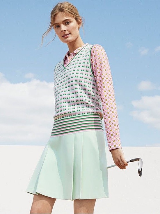 Tory Burch Dresses & Skirts - TORY BURCH SPORT Tech Twill Golf Skirt Fresh Mint